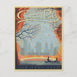 Central Park, NYC - Herfst Briefkaart