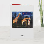 Central Park NYC Kerstboom Kaart (Achterkant)