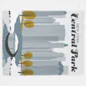 Central Park, NYC - Sneeuw Fleece Deken (Voorkant (Horizontaal))