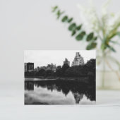 Central Park, NYC-Uitzicht in zwart-wit Briefkaart (Staand voorkant)