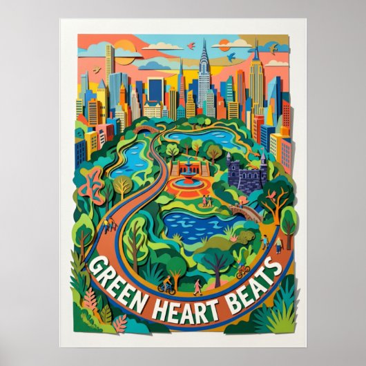 Central Park Poster Manhattan (Voorkant)