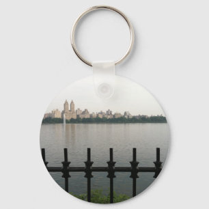 Central Park Reservoir New York City NYC Foto Sleutelhanger