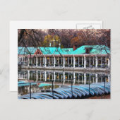 Central Park Rowboot Restaurant Boathouse Briefkaart (Voorkant / Achterkant)