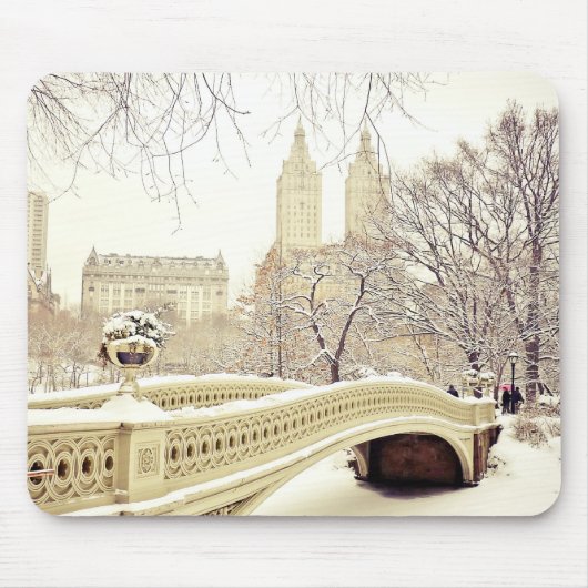 Central Park Snow - Winter New York Muismat (Voorkant)