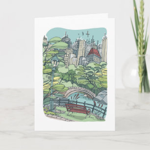 Central Park   Stad van New York, NY Kaart