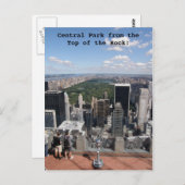 Central Park Uitzicht Briefkaart (Voorkant / Achterkant)