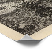 Central Park van de Main St. Bridge, Marion, Kansa Poster (Hoek)