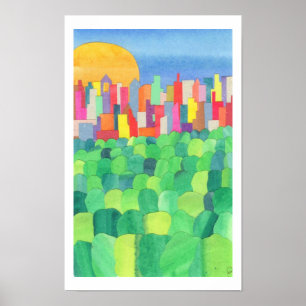 Central Park van het Dak van Samengekomen Poster