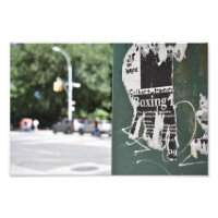 Central Park West NYC Boxing Flyer