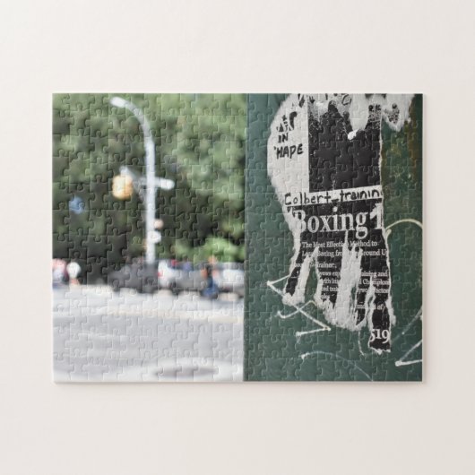 Central Park West NYC Boxing Flyer Legpuzzel (Horizontaal)