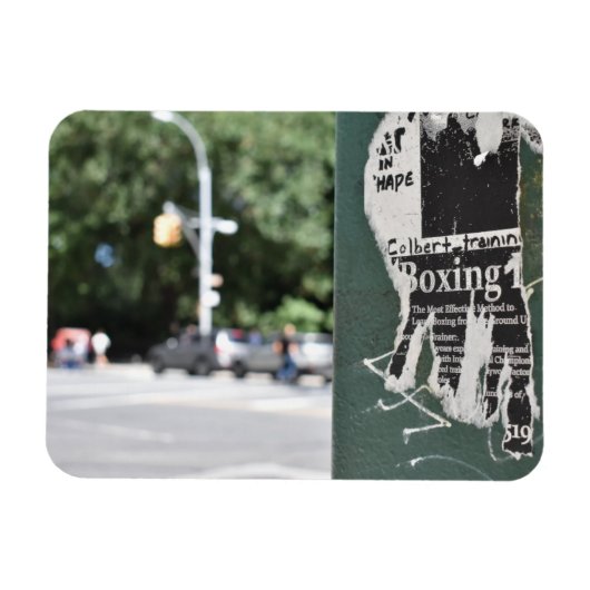 Central Park West NYC Boxing Flyer Magneet (Horizontaal)