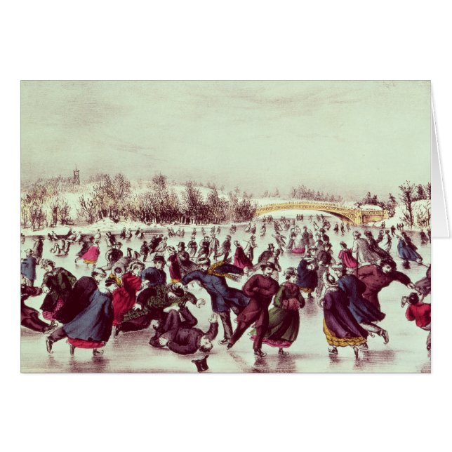 Central Park, Winter: Het Skating Carnaval (Voorkant Horizontaal)