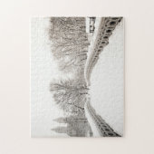 Central Park Winter Romance - Bodembrug Legpuzzel (Verticaal)