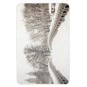 Central Park Winter Romance - Bodembrug Magneet (Verticaal)