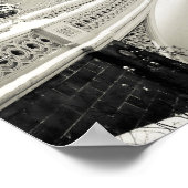 Central Park Winter - Sneeuwbrug Poster (Hoek)