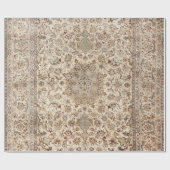 Central Persia Dusty Blue Tan  Cadeaupapier (Vlak)