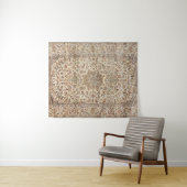 Central Persia Dusty Blue Tan  Wandkleed (In Situ (horizontaal))