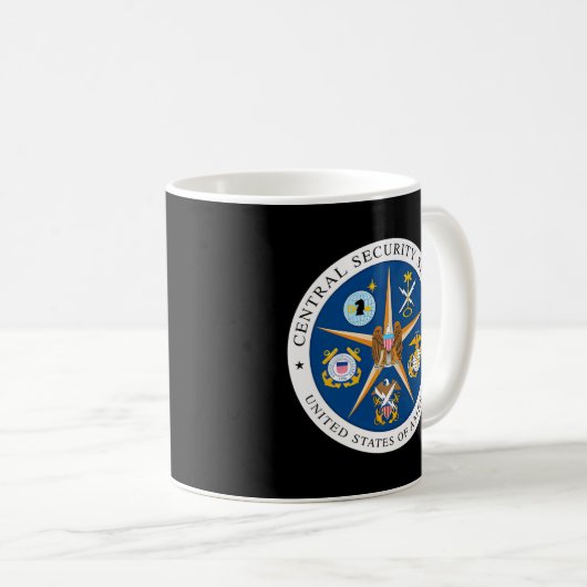 Central Security Service CSS NSA Intelligence VTE Koffiemok (Voorkant rechts)