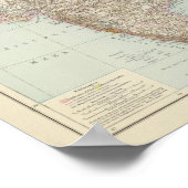 Centralasien, Ostindien - Centraal- en Zuid-Azië Poster (Hoek)