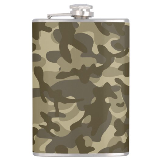 Centrale Camouflage Heupfles (Voorkant)