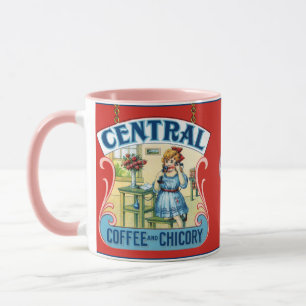 Centrale koffie en cichorei mok