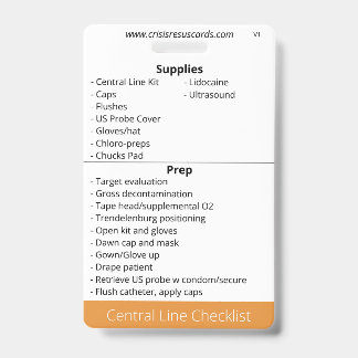 Centrale lijn checklijst badge