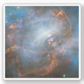 Centrale neutronenster in de krabnevel. sticker (Voorkant)