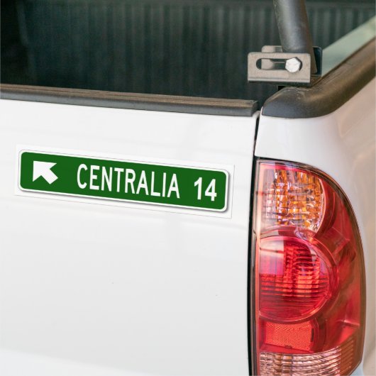 Centralia PA Bumpersticker (Op Truck)