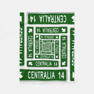 Centralia PA Fleece Deken