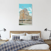 Centralia, WA - Uitzicht van Hotel Lewis-Clark Canvas Afdruk (Insitu (Slaapkamer))