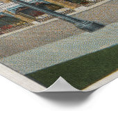 Centralia, WA - Uitzicht van Hotel Lewis-Clark Poster (Hoek)