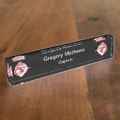 Centre d'accueil à thème Rétro Pompiers Plaques de (Taille)