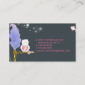 Centre de garderie Woodland Fox Cartes de visite (Dos)