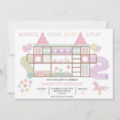 Centre de jeu intérieur Invitation de fête d'anniv (Devant)