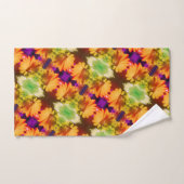 Centre de jonquilles jaunes Art floral Abstrait (Serviette à main)