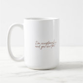 Centre de l'exceptionnalisme humain Mug (Gauche)