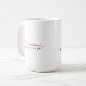 Centre de l'exceptionnalisme humain Mug (Devant gauche)