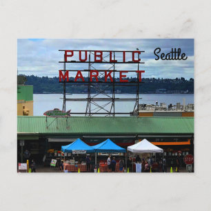 Centre du marché public de Seattle #3 Carte postal