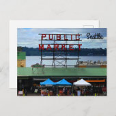 Centre du marché public de Seattle #3 Carte postal (Devant / Derrière)
