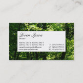 Centre Étiquette - Dans les bois (Dos)