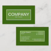 Centre Étiquette II - Avocado vert avec vert 33660 (Devant / Derrière)