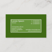 Centre Étiquette II - Avocado vert avec vert 33660 (Dos)