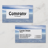 Centre Étiquette - Mer et Ciel (Devant / Derrière)