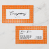 Centre Étiquette - Orange Net Texture sur blanc (Devant / Derrière)