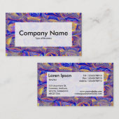 Centre Étiquette v3 - Fractal Abstrait 061012a (Devant / Derrière)