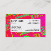 Centre Étiquette v4 - Circuitrie Abstraite colorée (Dos)