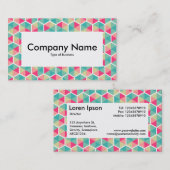 Centre Étiquette v4 - Hexagon Motif 02 (Devant / Derrière)