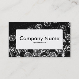 Centre Étiquette v4 - Machine à écrire Vintage