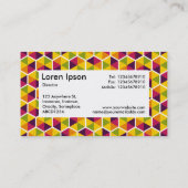 Centre Étiquette v4 - Motif Hexagon (Dos)