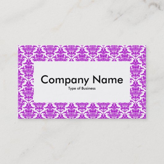 Centre Étiquette v4 - Purple Damask (Devant)